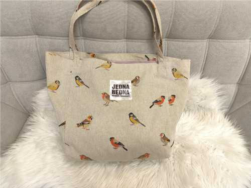 Látková taška- Shopper - Ptáčči — foto 1