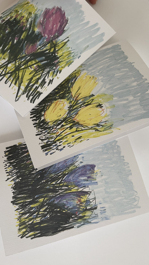 3 PŘÁNÍ / 12,5 x 17,5 cm / sada + obálky