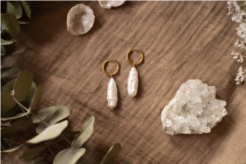Podlouhlé keshi perly