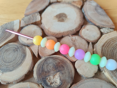 Rainbow glowing hooks