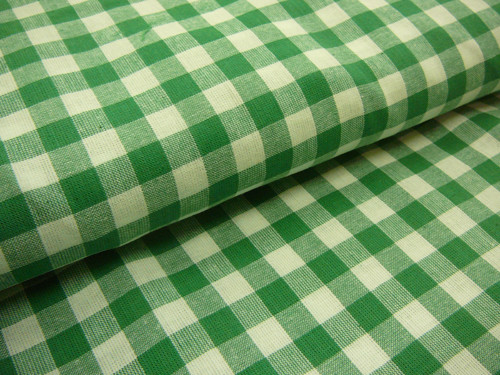 Kanafas oboustranný - zelený -. posledních 110cm