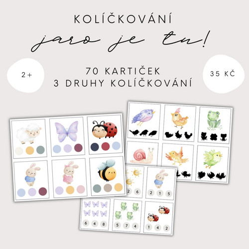 Kolíčkování - jaro je tu! (PDF - tisk)