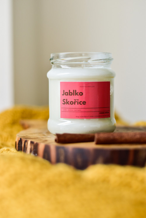 Svíčka JABLKO SKOŘICE 150g