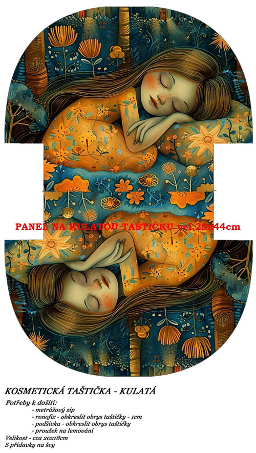 Panel na taštičku bavlna