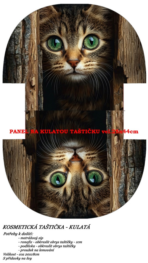 Panel na taštičku bavlna