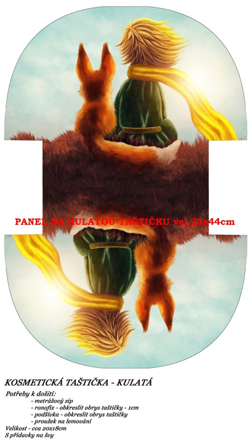 Panel na taštičku bavlna — foto 1