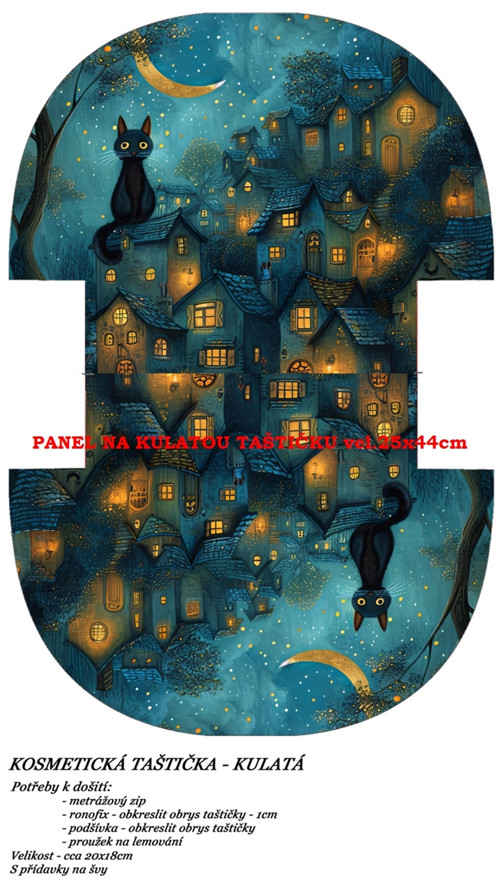 Panel na taštičku bavlna
