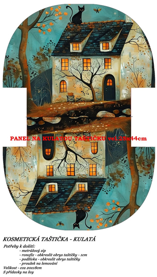 Panel na taštičku bavlna
