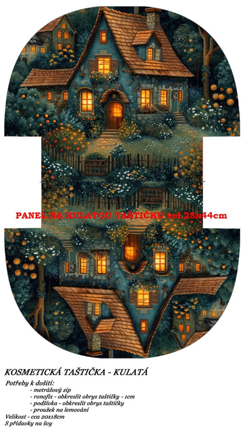 Panel na taštičku bavlna