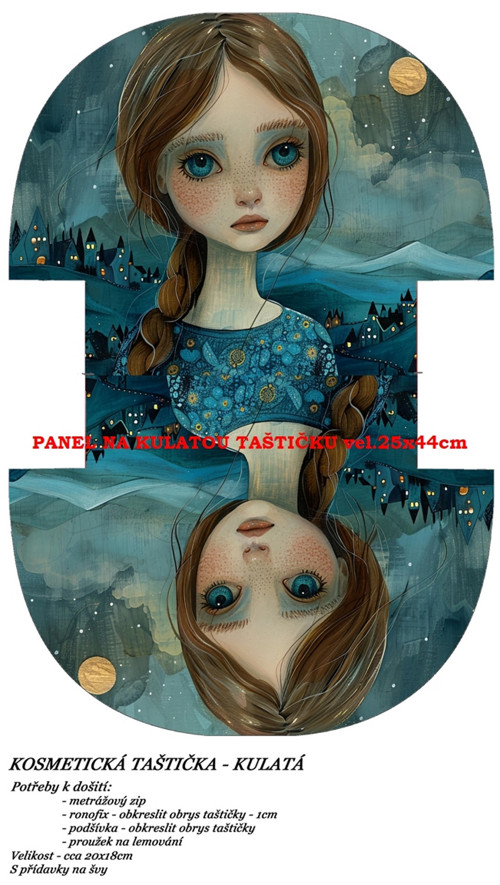 Panel na taštičku bavlna