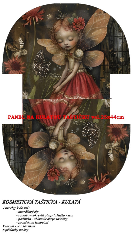 Panel na taštičku bavlna