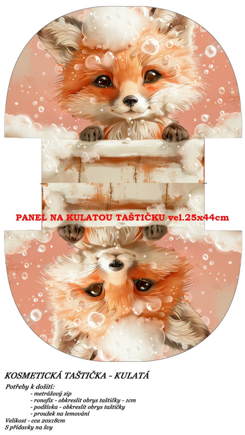 Panel na taštičku bavlna