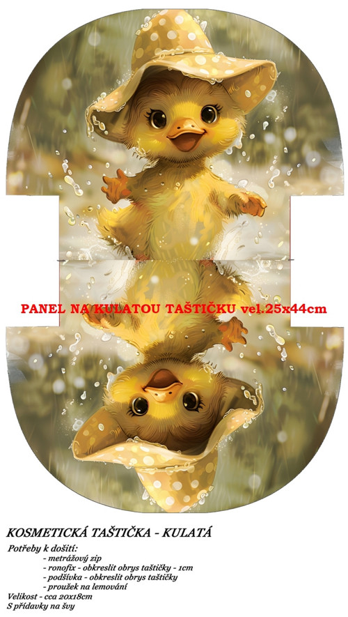 Panel na taštičku bavlna