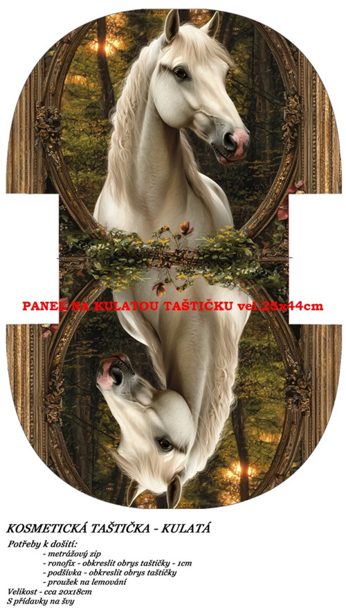 Panel na taštičku bavlna — foto 1