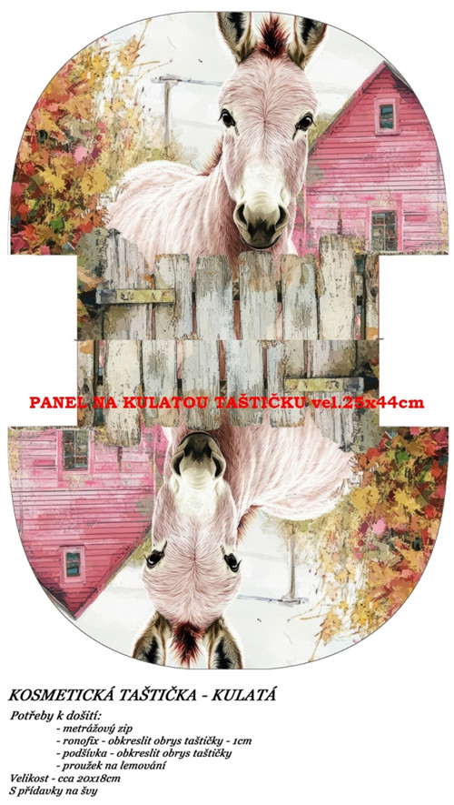 Panel na taštičku bavlna