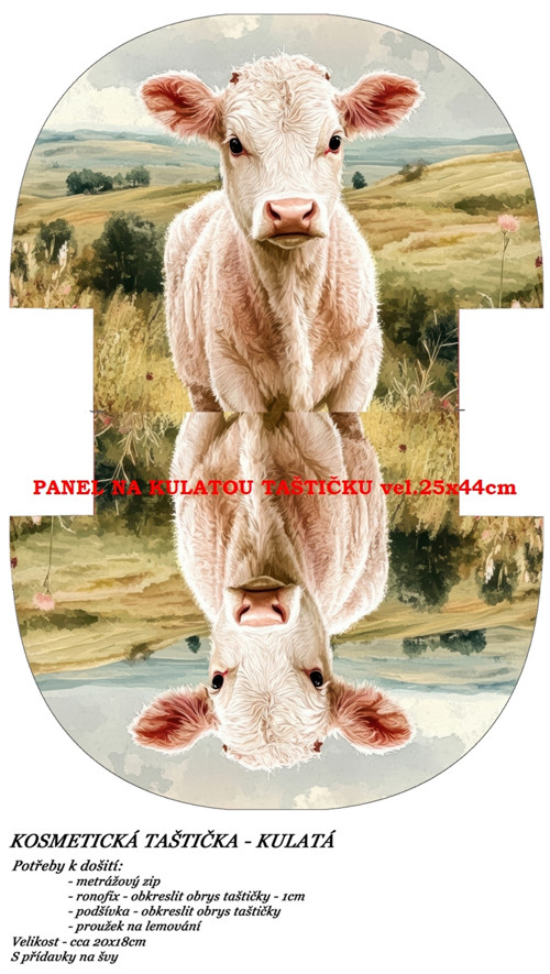 Panel na taštičku bavlna — foto 1