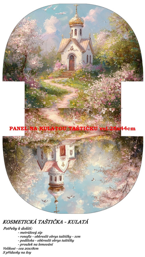 Panel na taštičku bavlna