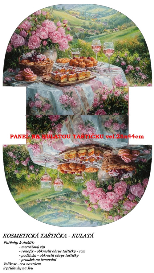 Panel na taštičku bavlna