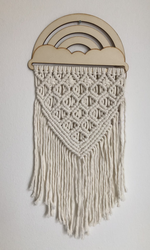 Macramé Boho Natural, Duha na obláčku