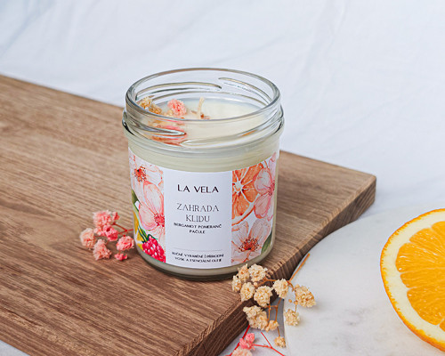 Přírodní svíčka Zahrada klidu - 130 ml