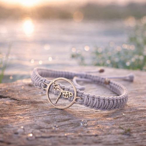 Shamballa náramek Vážka z tiché louky