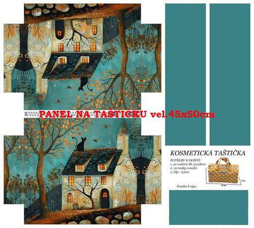 Panel na taštičku bavlna
