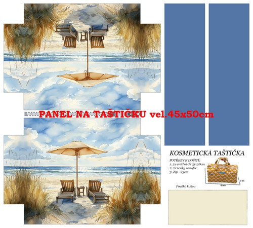 Panel na taštičku bavlna