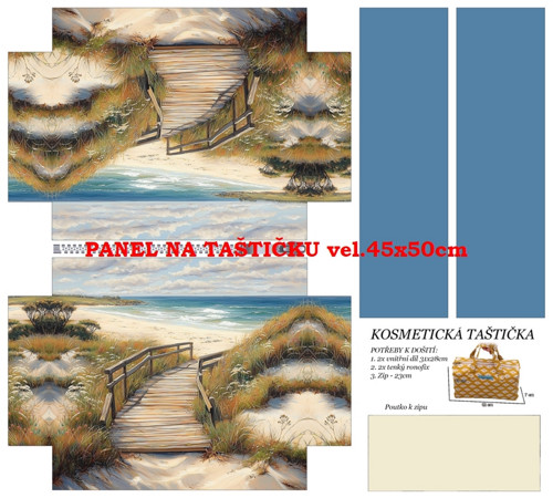 Panel na taštičku bavlna