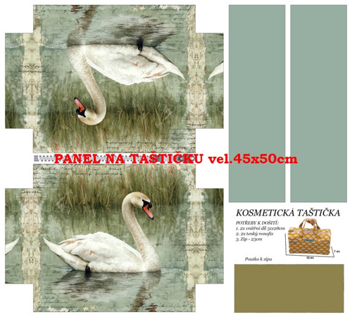 Panel na taštičku bavlna