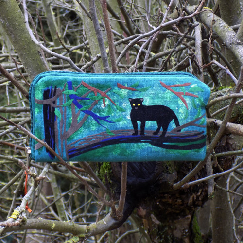 Pouzdro na mobil "Černý panter"