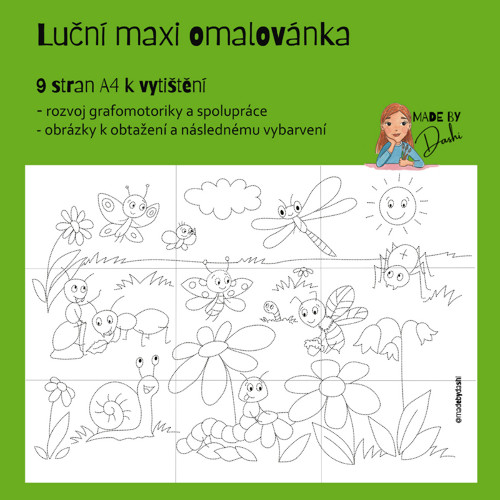 Luční maxiomalovánka