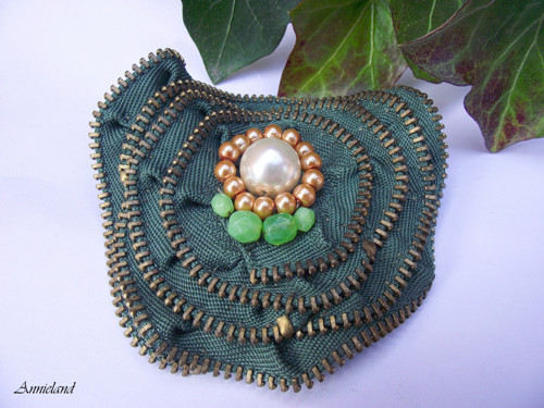 Fleur pearls green...