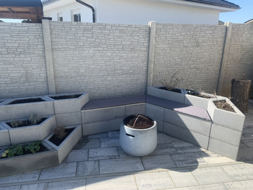 Outdoor podsedák na lavici na přání - sada