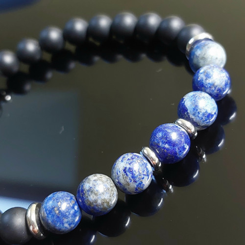 Unisex, pánský náramek HARMONIE, L. Lazulli, Onyx