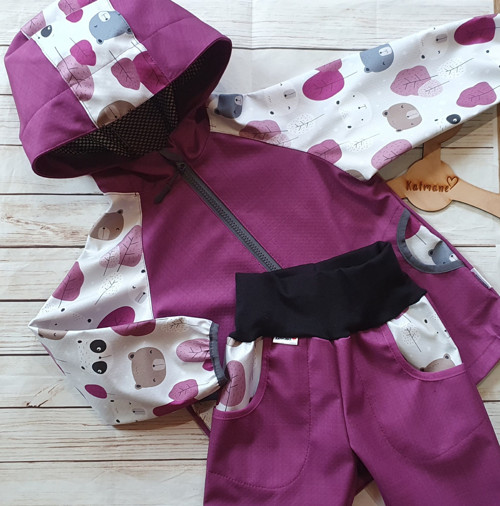 Softshellový komlet jarní/podzim - bunda + kalhoty