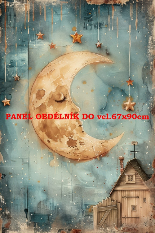 Bavlněný panel 17x25 cm - skladem