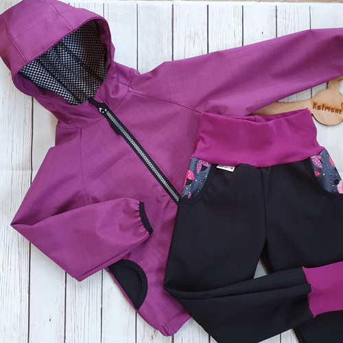 Softshellový komlet jarní/podzim - bunda + kalhoty
