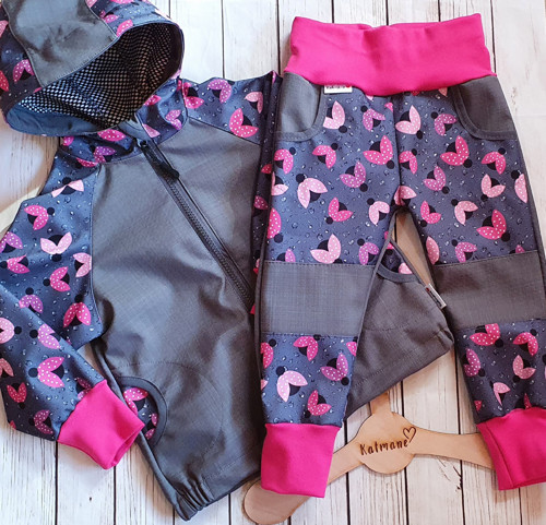 Softshellový komlet jarní/podzim - bunda + kalhoty