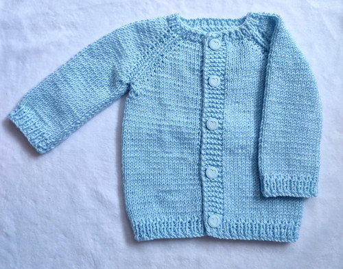 Dětský pletený svetřík, vel. 68, 3-6m