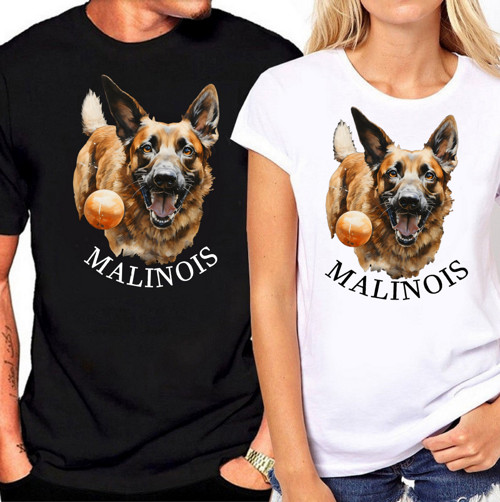 Belgický Ovčák Malinois Tričko Tričko Unisex