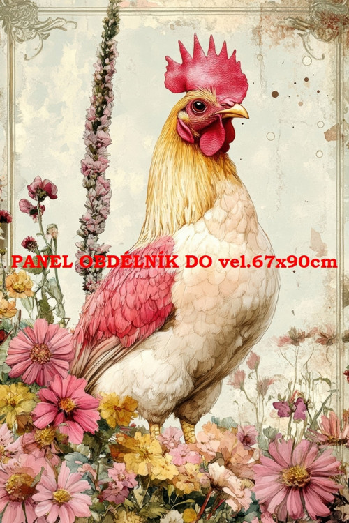 Bavlněný panel 17x25 cm - skladem