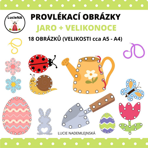 Provlékací Obrázky Jaro A Velikonoce
