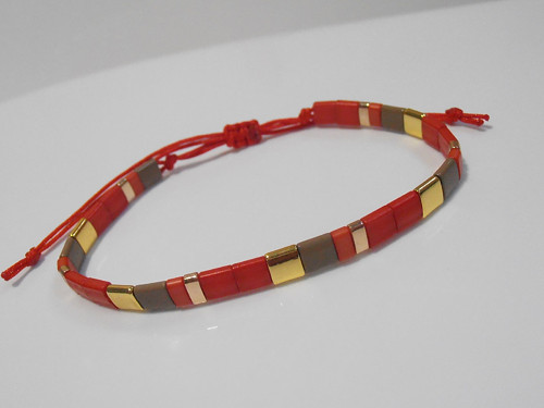 *Elegantní náramek Miyuki Tila* - Unisex