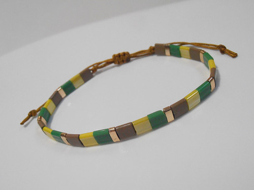 *Elegantní náramek Miyuki Tila* - Unisex