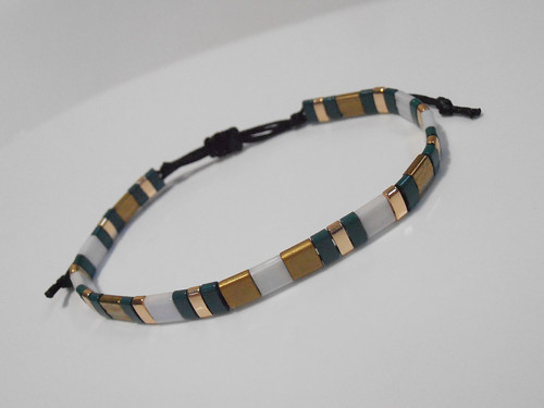 *Elegantní náramek Miyuki Tila* - Unisex