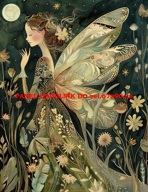 Bavlněný panel - varianty velikostí / 11x15 cm