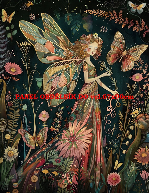 Bavlněný panel - varianty velikostí / 11x15 cm