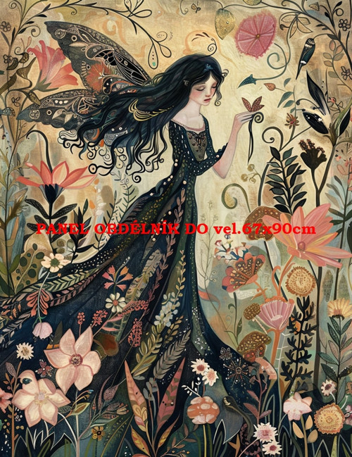 Bavlněný panel - varianty velikostí / 11x15 cm