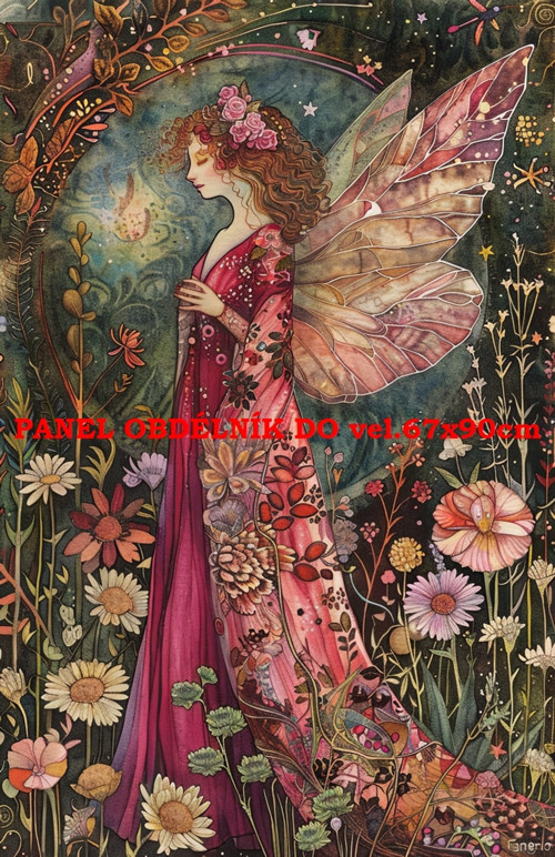 Bavlněný panel - varianty velikostí / 11x15 cm