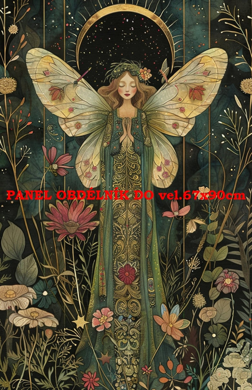 Bavlněný panel - varianty velikostí / 11x15 cm